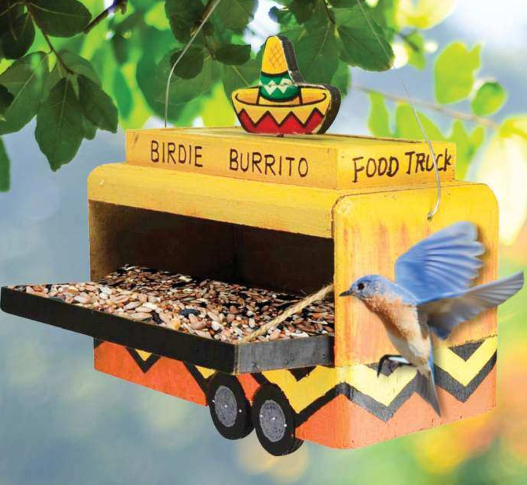 Birdie Burrito Food Truck Bird Feeder