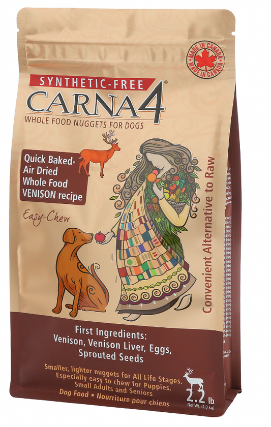 Carna4® Easy-chew Venison Formula Dog Food 2.2 lbs