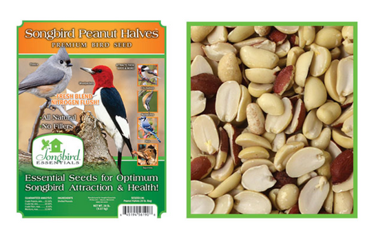 Songbird Peanut Halves Premium Bird Seed 5lb bag