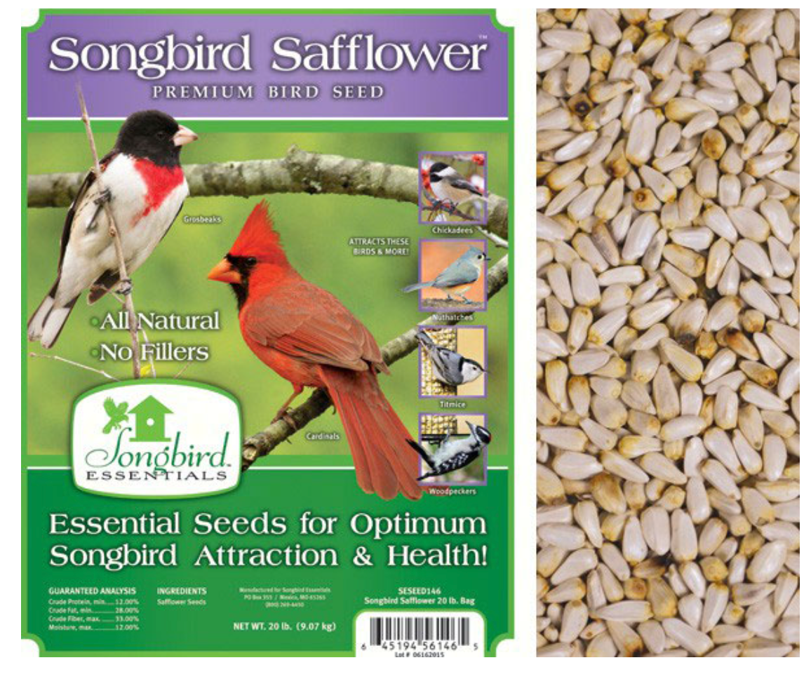 Songbird Safflower Premium Bird Seed 5lb bag