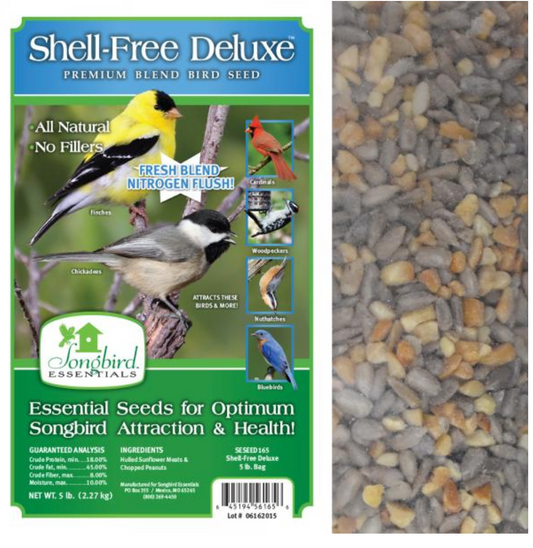 Shell-Free Deluxe Premium Bird Seed 5lb bag