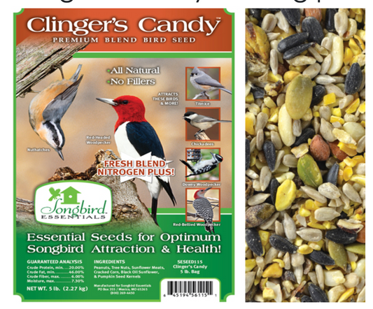 Clinger's Candy Premium Bird Seed 5lb bag