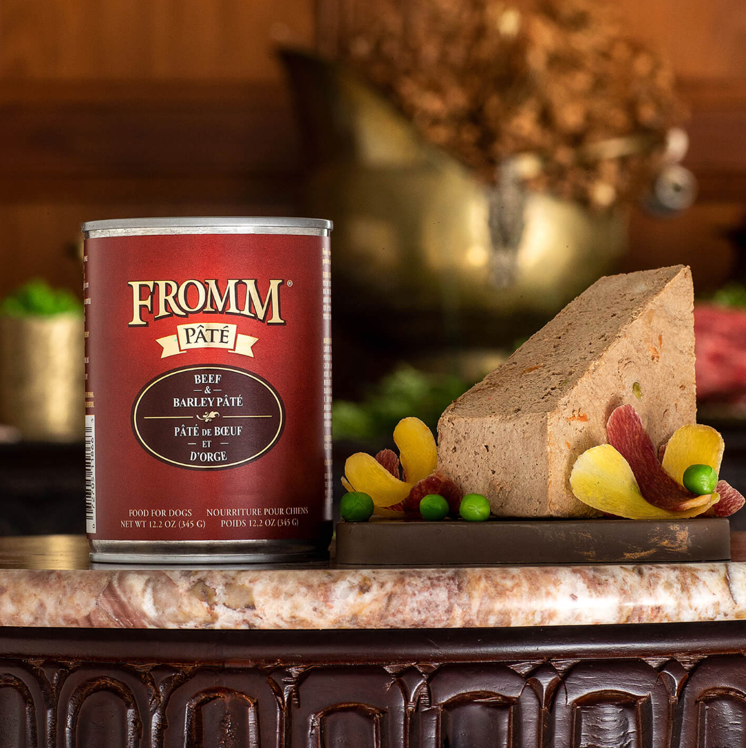Fromm BEEF & BARLEY PÂTÉ Canned Food 12.2 oz