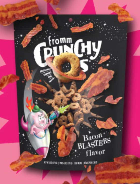 CRUNCHY OS Your dog will have a blast with Fromm Crunchy Os treats! 7 Flavors -6 oz each
